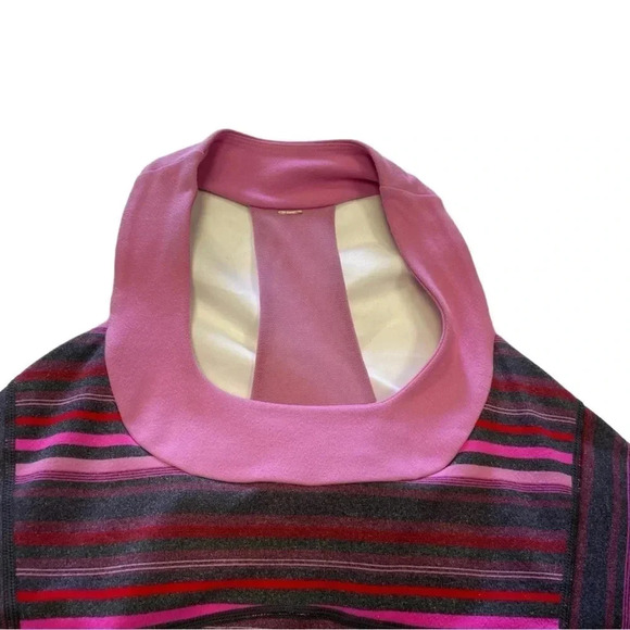 Lululemon Scoop Neck Tank Elevation  Space Dye/Smokey Rose Size 8 - Picture 7 of 8